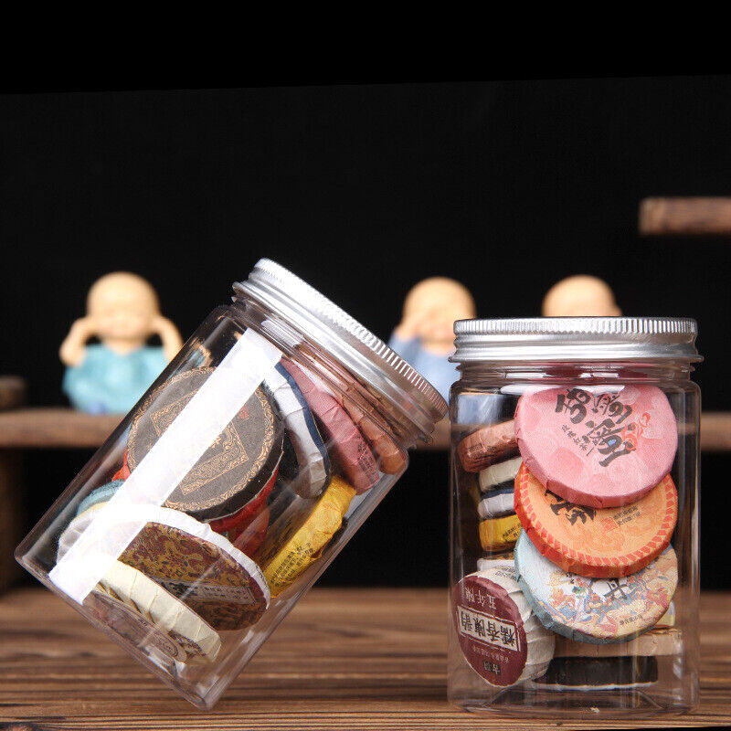 Yunnan Glutinous Rice Fragrant Raw and ripe Pu-erh Tea -Small Tea Cake13pcs/can Main image