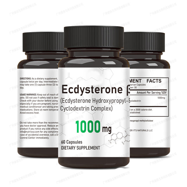 100% Natural Ecdysterone Capsules Health Care 60 Capsules