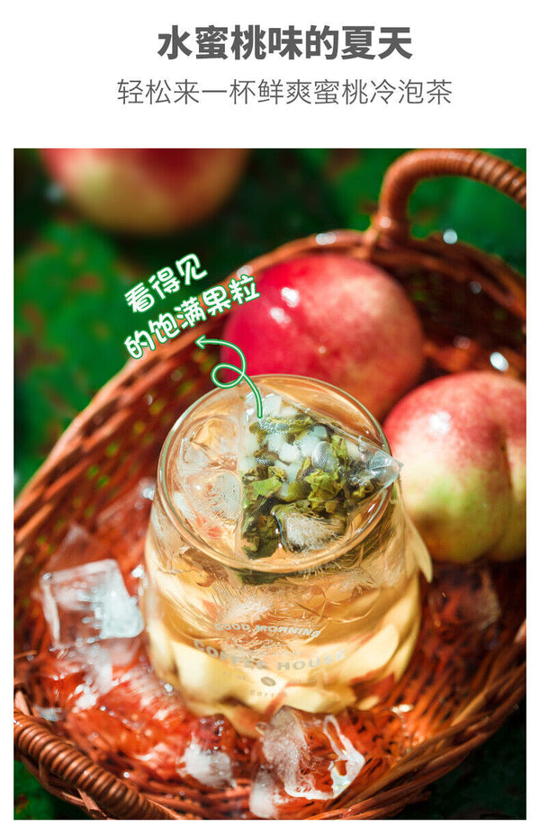 Peach White Peach Oolong Tea Bags Fruit Flower Tea Blend Healthy Small Pack