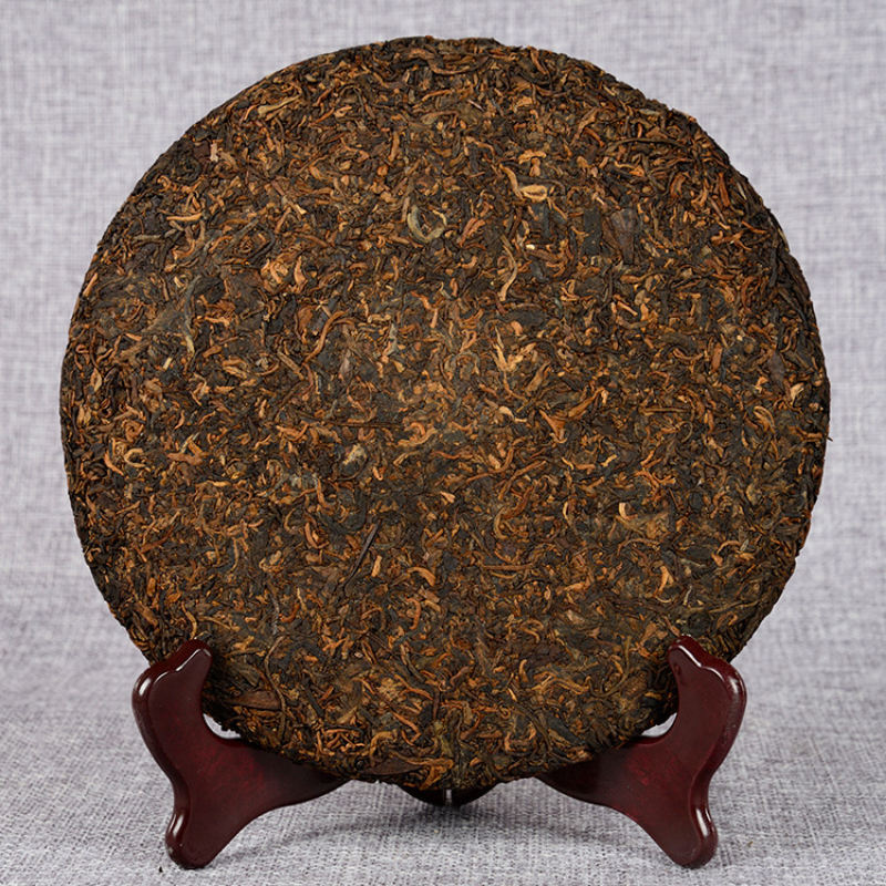 TeaPuerh Tea Ripe Tea Black Tea Weight Loss Healthy Drink 357g Banzhang Golden