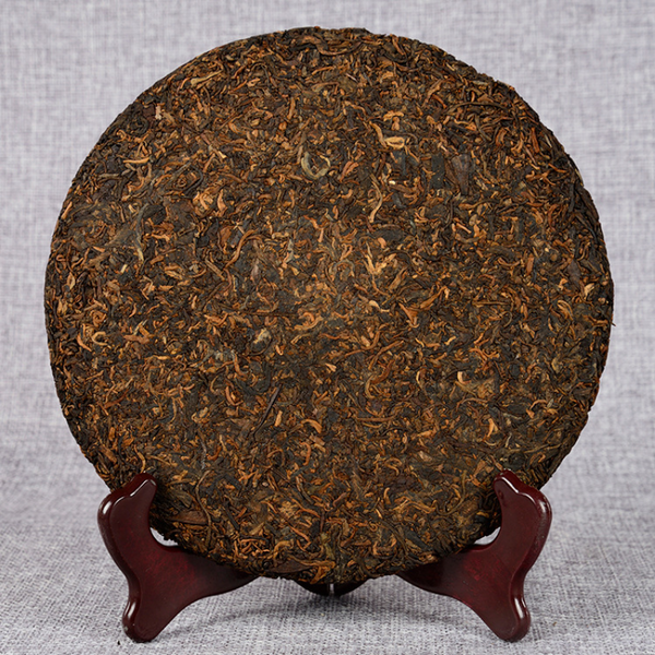 TeaPuerh Tea Ripe Tea Black Tea Weight Loss Healthy Drink 357g Banzhang Golden