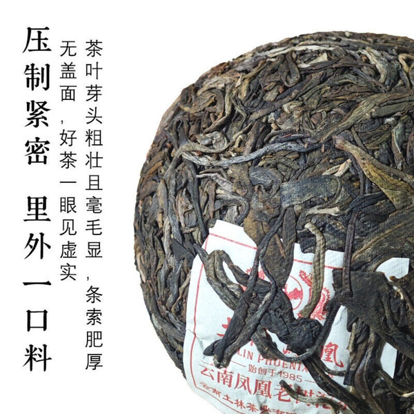 2023 Yunnan Tulin Phoenix Sheng Puerh 100g Old Tree Honey Aroma Premium