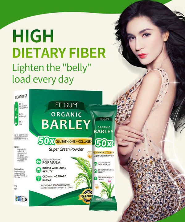 Barley Grass Juice Powder Young Leaf Extract - Superfood Green Powder