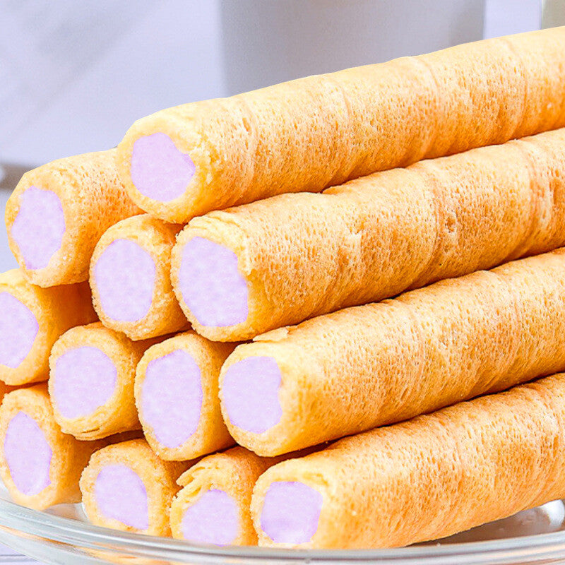 Delicious new taro milk Chicken rolls crispy snacks with rich cream flavor