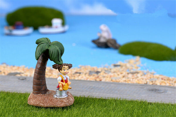 Micro Landscape Garden Deco Mini Simulation of Coconut Trees Decoration Supplies
