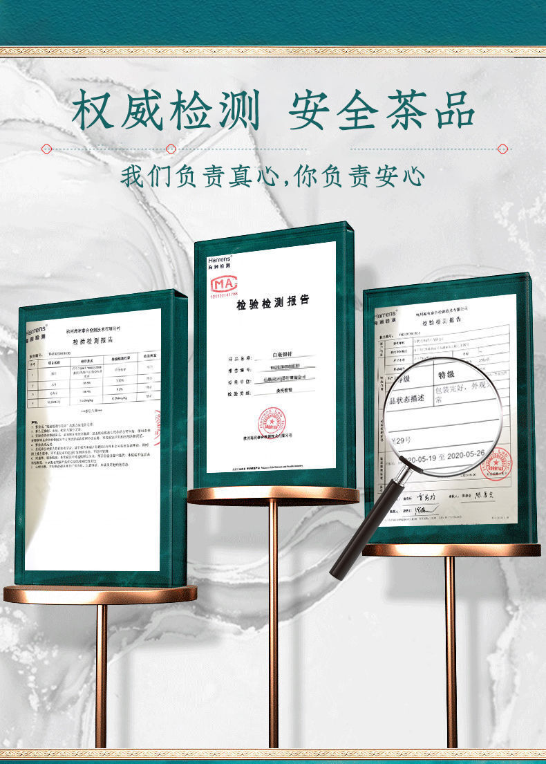 White Hairs Silver Needle Fuding White Tea Spring Tea Ming Qian First Pick 50g