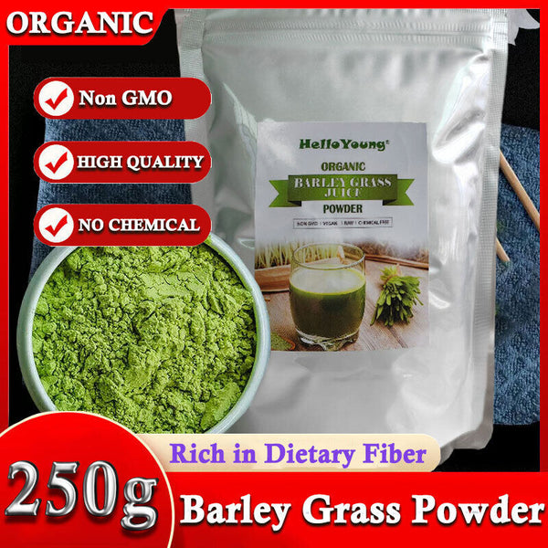 250g Gerstengraspulver 100% rein & biologisch natürliches Gras Gewichtsverlust
