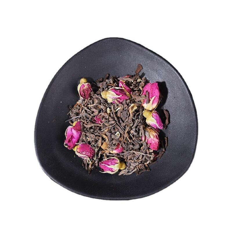 Rose Pu'er Tea Pu-Erh Black Tea Chinese Triangle Tea Bags Package 45g / 15 Bags Main image