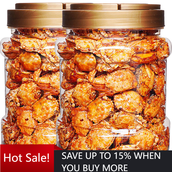 NEW Spicy Small Sea Crab Instant Canned Cooked Seafood Casual Deep Sea Snack