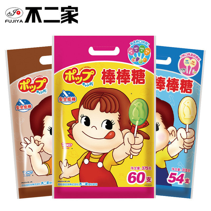 60 Pieces Lollipops Childhood Candy Gift Pack Snack 不二家棒棒糖60支童年糖果大礼包零食小吃小超市圣诞糖果 Secondary image