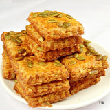 Handmade crispy pumpkin crisp egg yolk biscuits 500g children's snacks Dim sum