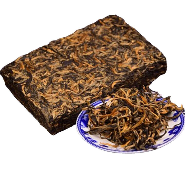 Fengqing Dianhong Compressed Tea Authentic Yunnan DianHong Black Tea Brick 250g Secondary image