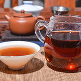 357g  Imperial Seal Cooked Tea Yunnan Pu'er Tea Big Leaf Tea Cake