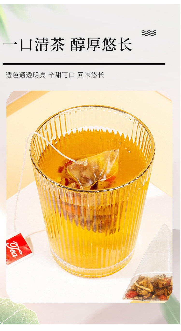 Sanfu Ginger Jujube Tea with Red Dates Dry Ginger and Goji Natural Herbal Blend