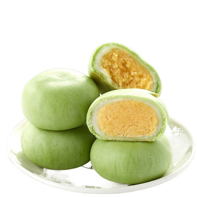 Traditional Pastry Snack Breakfast Treat for All Ages Matcha Green Bean Cake Main image
