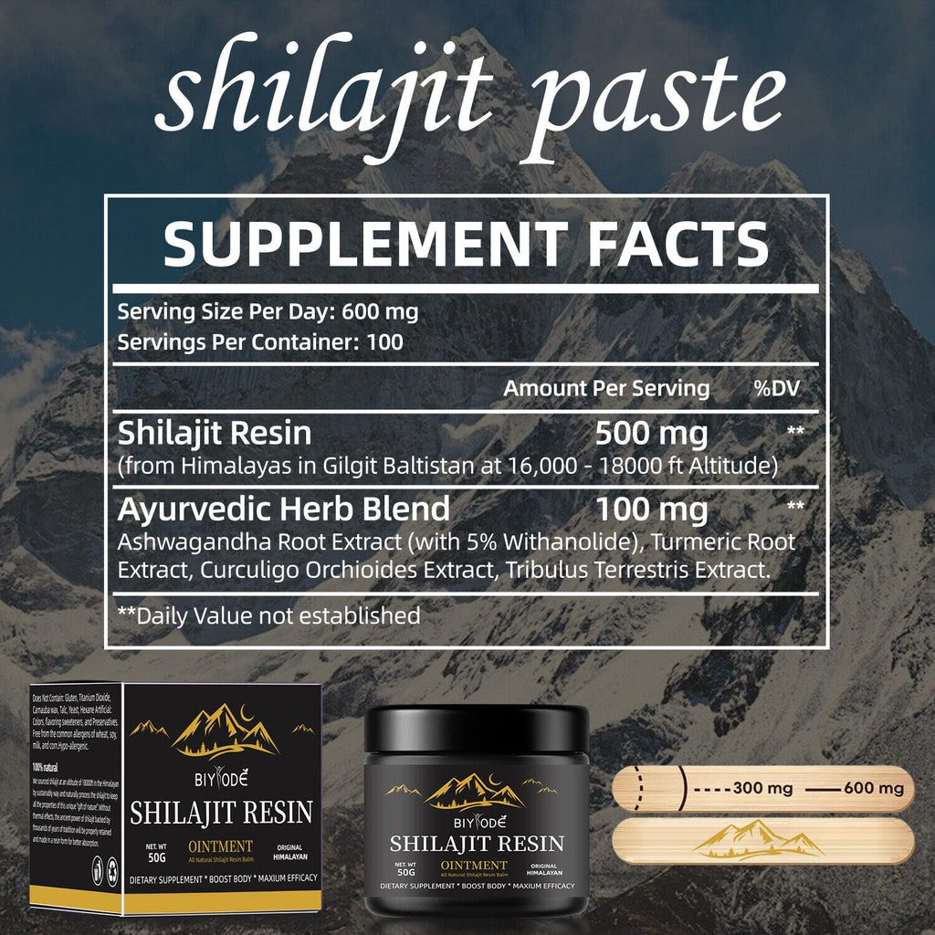 Shilajit Resin 50g Shilajit Resin Paste  Vitality promotion  anti-fatigue