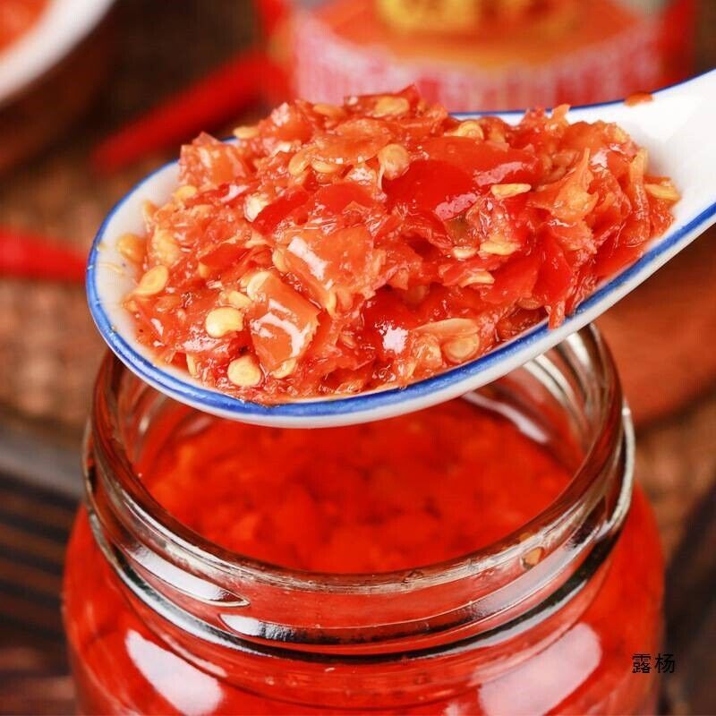 Qiongjiangwang Wild Mountain Pepper Chili Sauce Super Spicy Garlic Flavored