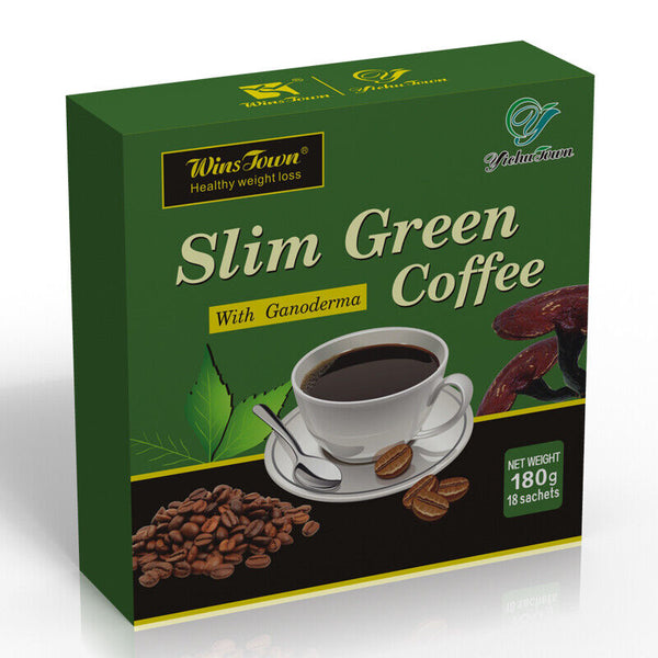 Slim Green Coffee Lose Weight Burning Fat Weight Loss Fat Burner 10g*18 sachet