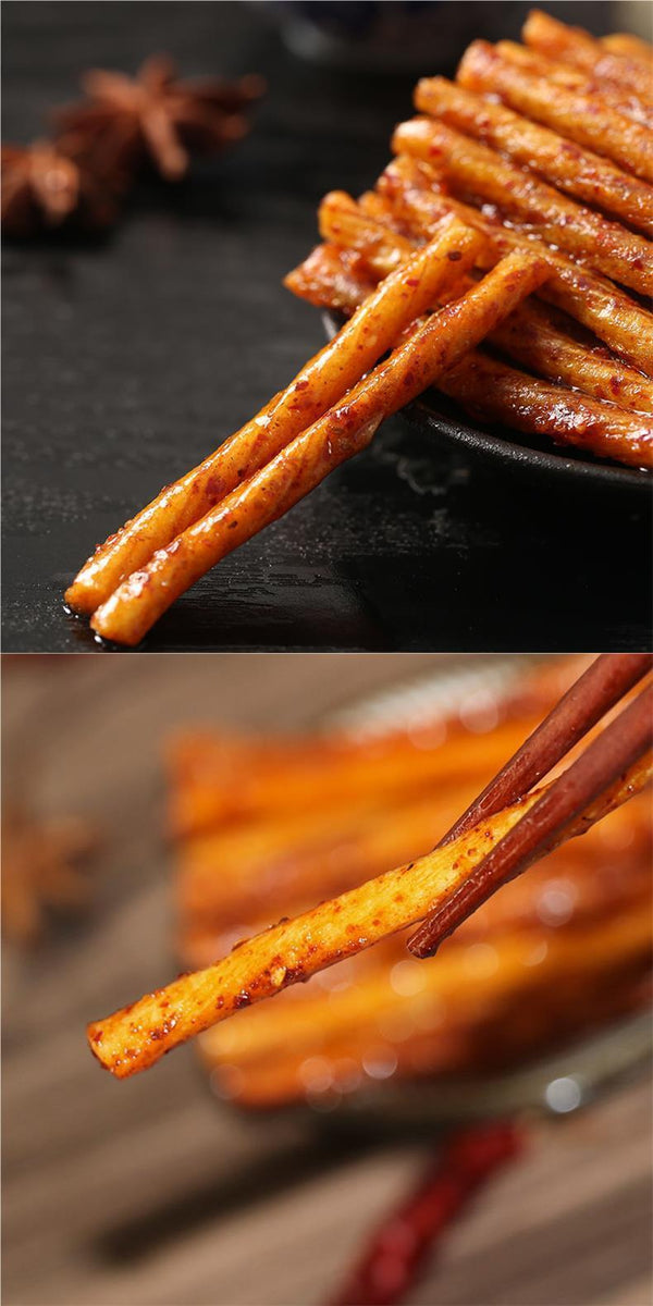 Jin Feng Boss Beef Tendon Spicy Gluten Snacks Childhood Favorite