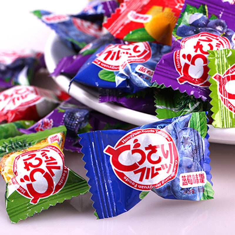 500g Large Pack Plum Fruit Hard Candy Bulk Hongyuan Dried Tangerine Peel Candy 2