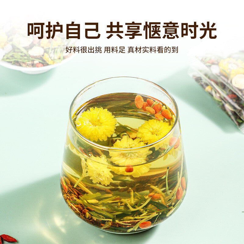 Honeysuckle Wolfberry Chrysanthemum Tea, Combination Tea Health Tea Herbal Tea Main image