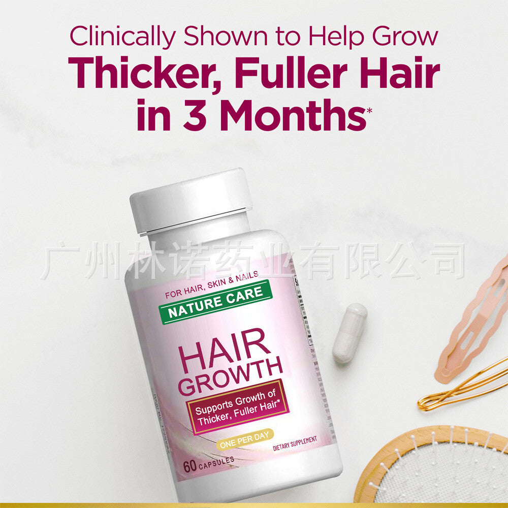 Hair Growth |Supports Growth of Thicker,Fuller Hair,60 Count 2bottles