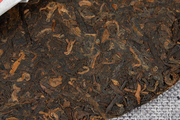 Yunnan Pu'er Ripe Tea 357g Big Golden Bud Ripe Puerh Tea Cake