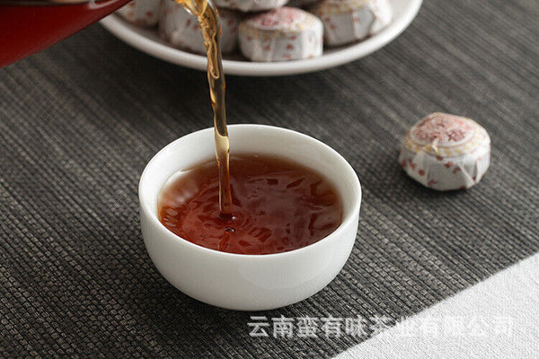 Yunnan Pu'er Tea 500g Glutinous Rice Fragrance Ripe Tuo(White Cotton) Pu'er