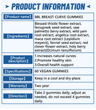 Natural Breast Enhancement 60 Capsules BBL Breast Curve Gummies