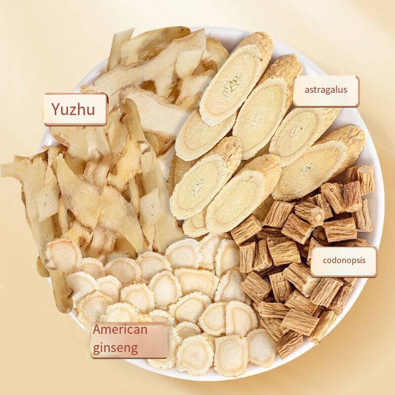7g*10 Yuanqi Sibao Health Tea Codonopsis Astragalus Yuzhu American Ginseng
