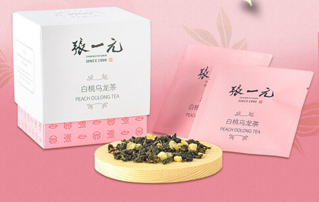 White Peach Oolong Tea Bags 30g Honey Peach Flavor Premium Cold Brew