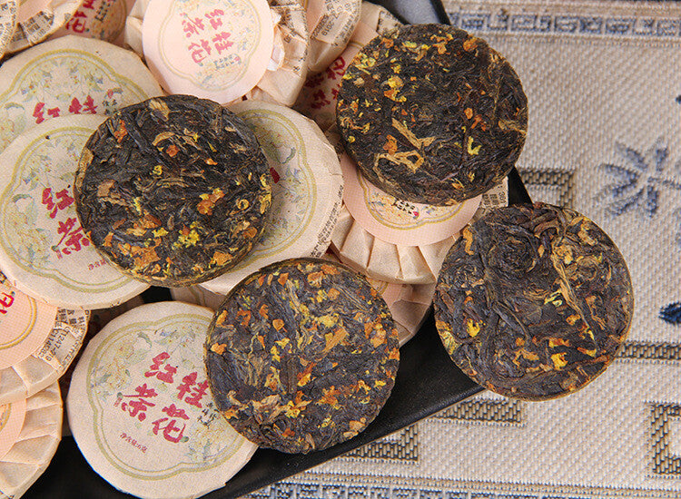 Small Tuocha Thin Slice Fragrant Osmanthus Black Tea Premium Fengqing Red Tea