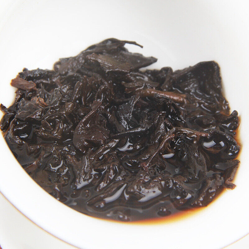 357g Puerh Ripe Tea Cake 普洱茶熟茶 金毫熟茶饼易武正山茶金易武饼茶