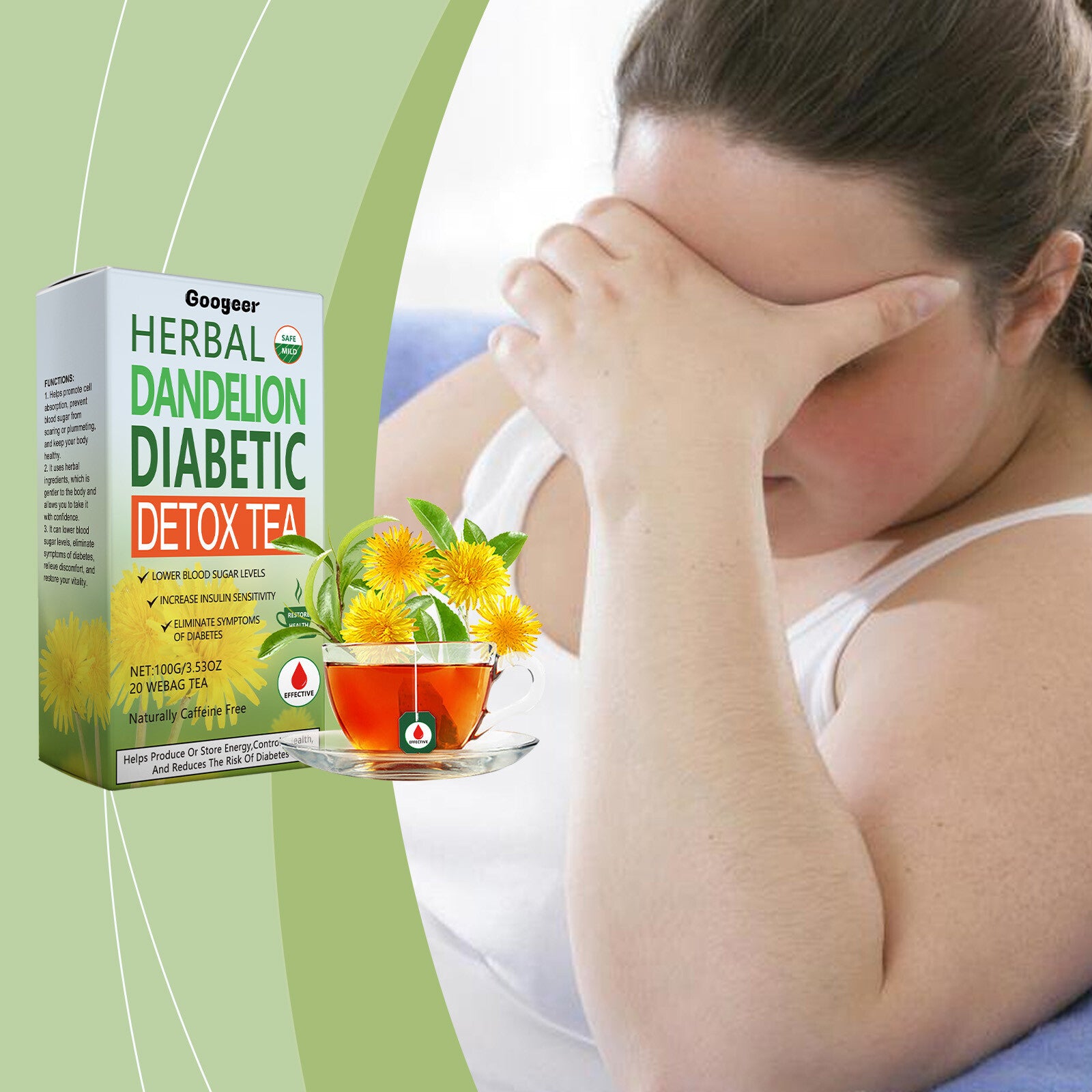 Conditioning & Purifying Blend 100g Googeer Herbal Detox Tea Bags