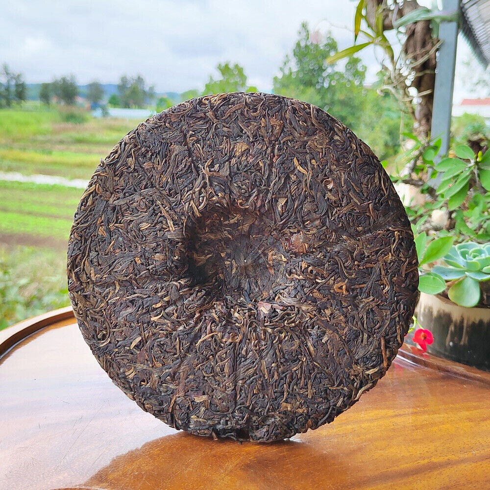 Unfermented Natural Puer Tea Gedeng Organic Puer Tea Cake 357g/12.59oz