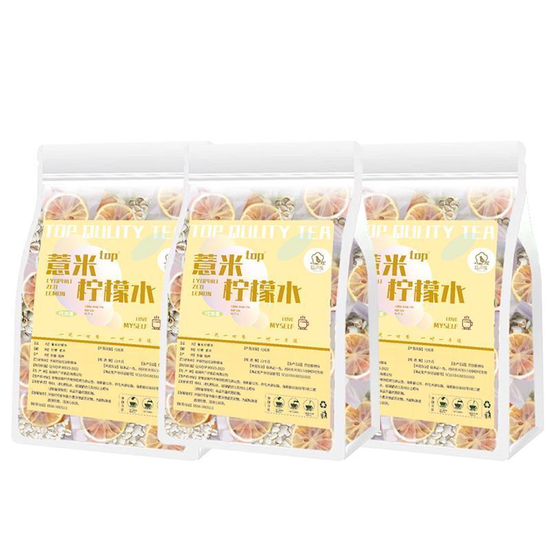 Job's Tears Lemonade Individually Wrapped Tea Fresh Lemon