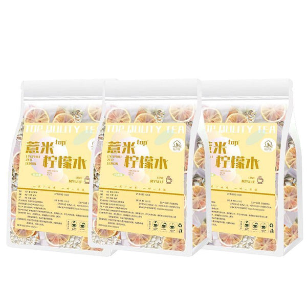 Job's Tears Lemonade Individually Wrapped Tea Fresh Lemon