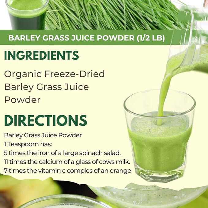 Pure Organic Barley Powdered Drink 100% Pure 50G Main image