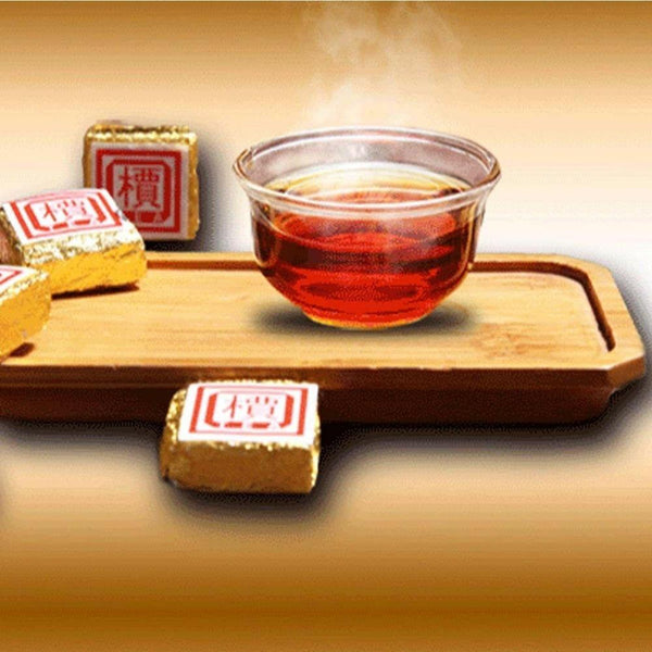 Yunnan Pu'er Tea Natural Small Gold Brick Pu'er Mini Tuo Tea 50g-500g