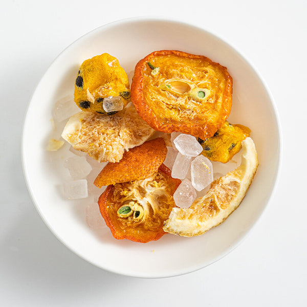 Freeze-Dried Fruit Blend with Honey Lemon Kumquat Passion Fruit Tea