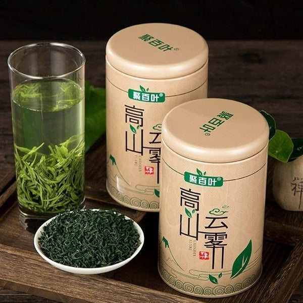 Premium 2025 Spring High Mountain Cloud Mist Green Tea 50g Can Strong Aroma