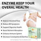 Slimming Tea Enzyme  Herbal Powder Flat Belly Lose Weight Detox Juice Tea 6g*12