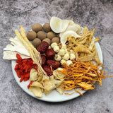 Stewed chicken soup with ginseng, goji berries, and red dates, soup package