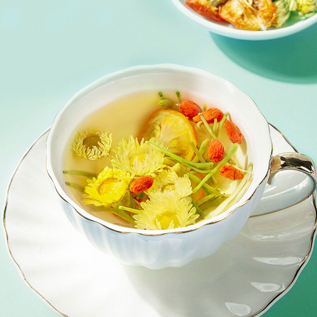Honeysuckle, Chrysanthemum and Goji Berry Tea Health Flower and Fruit Tea 14G