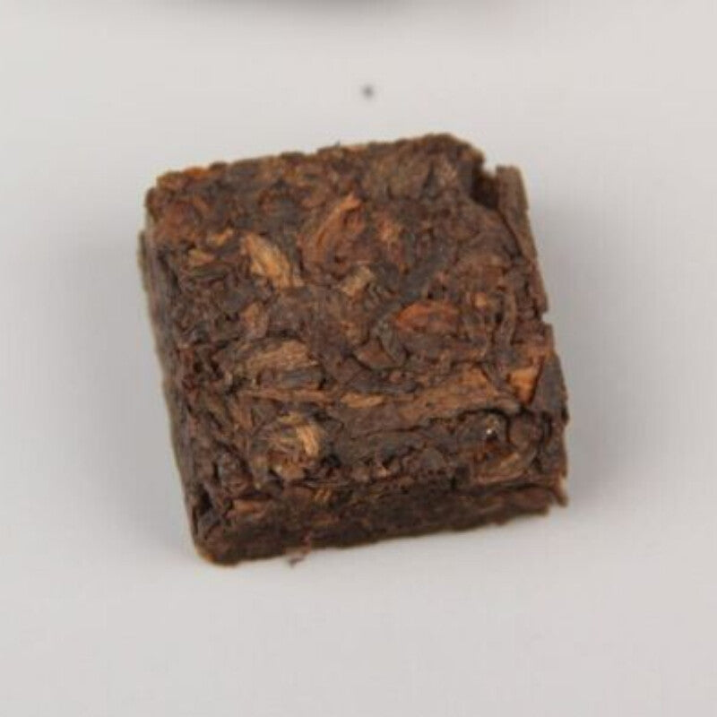 Brick Shu Puer Pu-erh Ripe Tea 2003 Yunnan 'Jia' Word Mini Tea Aged Pu'er Brick
