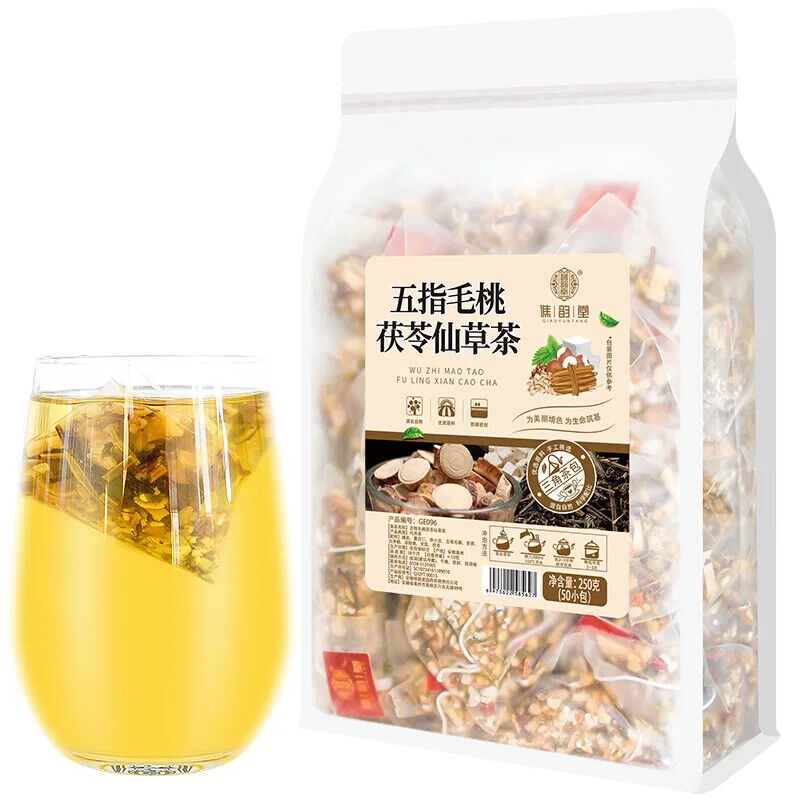 Five Finger Peach Poria Cocos Xiancao Tea Herbal Tea 250g Main image