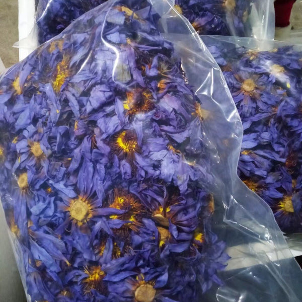 Beauty and Relaxation Lotus Flower Tea New Harvest Blue Lotus Dried Flowers