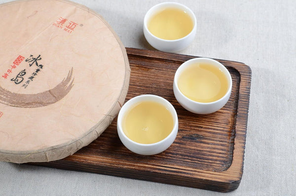 yr 357g Bin Dao Raw Puerh Tea Cake, Natural and Aged Sheng Pu Erh Tea