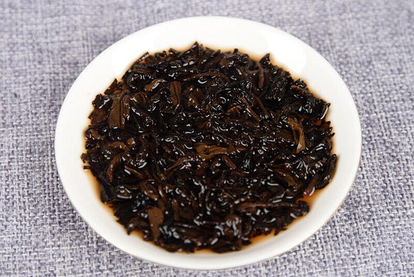 50g Yiwu Ripe Cake Yunnan Tea Yiwu Tea District Pu'er Tea Orchid Fragrance