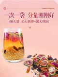 12 Herbal Red Ginseng Fig Flaxseed Tea Women's Health Progesterone Herbal Drink